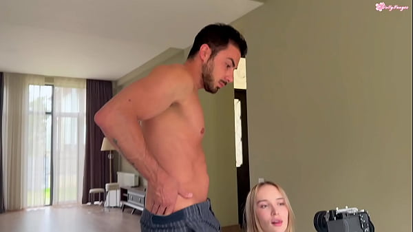 Backstage! Sloppy Deep Throat Close-up with Braces: Drenched in Spit!