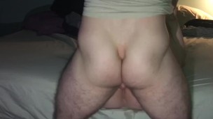 EDGE OF THE BED ROUGH PUSSY POUNDING – squirt pov –